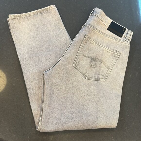 R13 Boyfriend Jean in color Sunfade Mauve - Picture 4 of 8